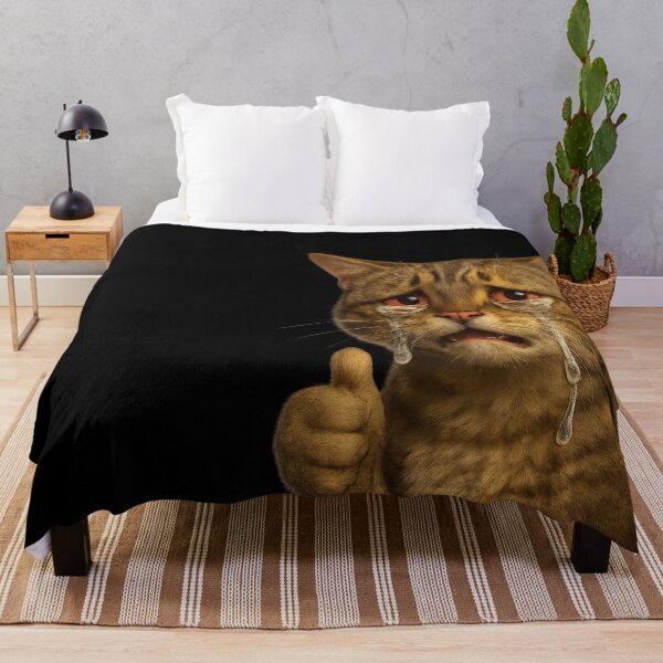 Item preview, High Detail Sad Cat Giving Thumbs Up designed and sold by Oddifys.