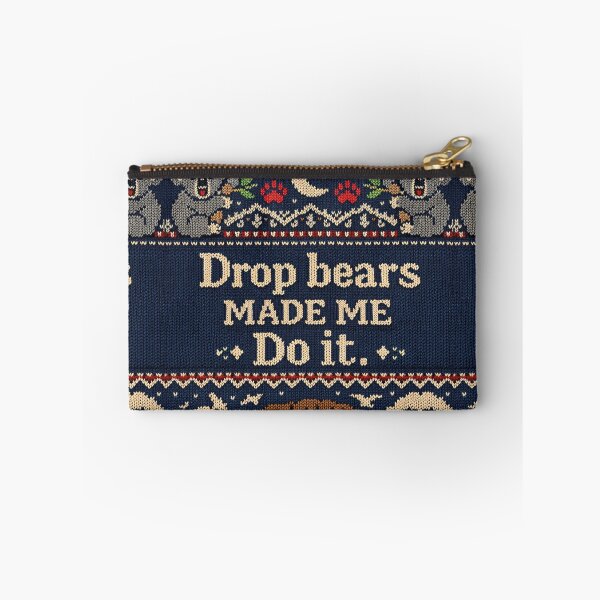 Item preview, Drop Bears Made Me Do It Australia Knit Design designed and sold by Mauswohn.