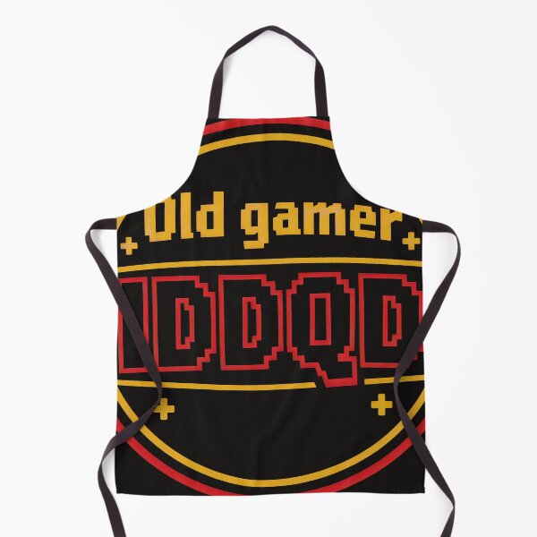 Item preview, Old Gamer IDDQD Retro Cheat Code Design designed and sold by NoSDesignStudio.