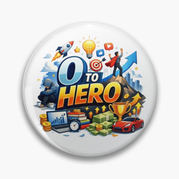 Item preview, 0 to Hero – From Zero to Success Grind designed and sold by JonathanP514.