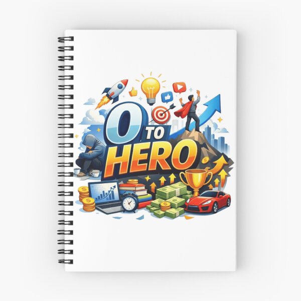 Item preview, 0 to Hero – From Zero to Success Grind designed and sold by JonathanP514.