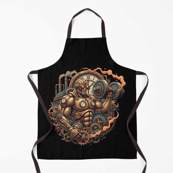 Item preview, Steampunk robot bodybuilder designed and sold by TimelessCW.