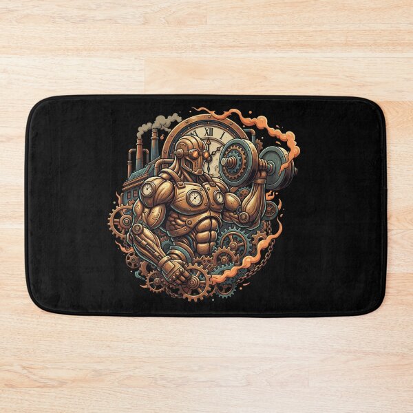 Item preview, Steampunk robot bodybuilder designed and sold by TimelessCW.
