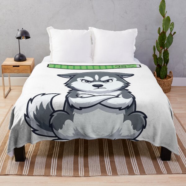 Item preview, Husky Tantrum Loading Funny Dog Meme designed and sold by Petzzz.
