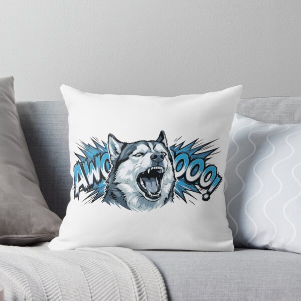 Item preview, Awooo Loud Siberian Husky Howl Art designed and sold by Petzzz.