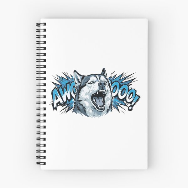 Item preview, Awooo Loud Siberian Husky Howl Art designed and sold by Petzzz.