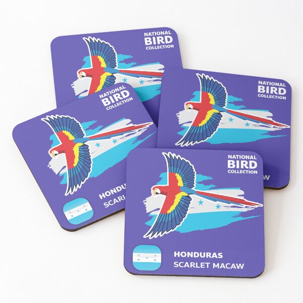 Item preview, National Bird Collection Honduras Macaw designed and sold by SUPERHERON.