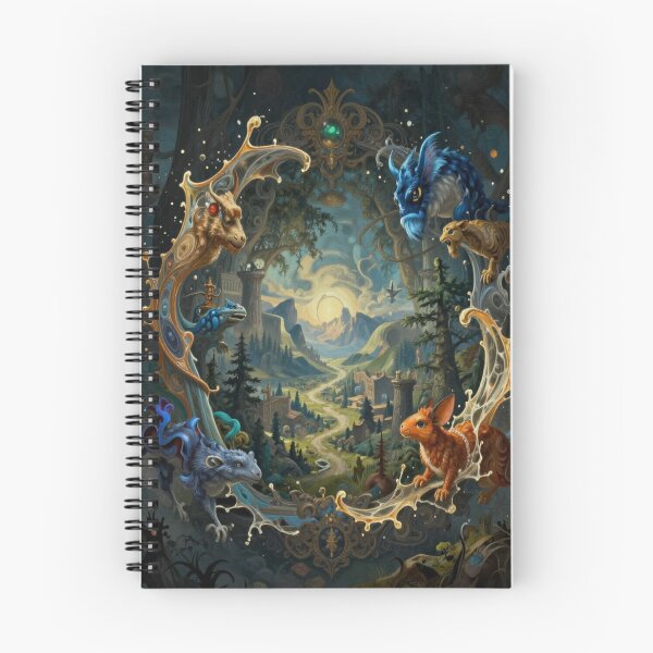Item preview, Mythical Circle of Creatures and a Magical Fantasy World designed and sold by FotoworldEdel.