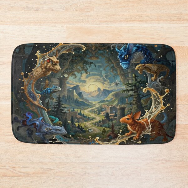 Item preview, Mythical Circle of Creatures and a Magical Fantasy World designed and sold by FotoworldEdel.