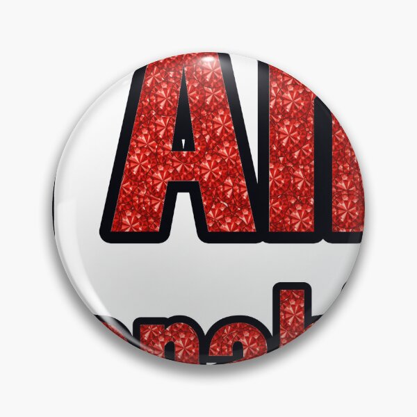 Item preview, I Am Capable Affirmation With Red Rhinestone designed and sold by TheIconSmith.