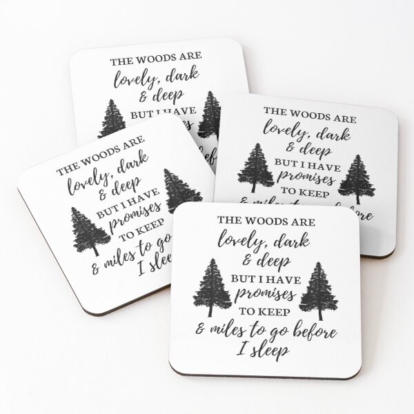 Item preview, The Woods Are Lovely Dark Deep designed and sold by rqyghklqds35.