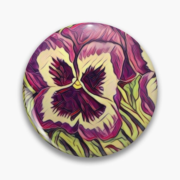 Item preview, Purple Pansies in Pink Weave designed and sold by oh-bi-me.