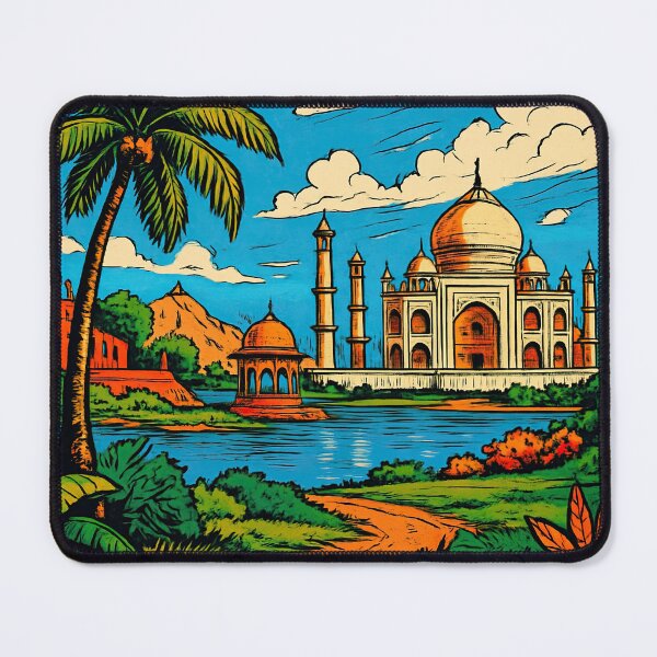 Item preview, India landscape | Comics stylCartoone - designed and sold by ComicsFactory.