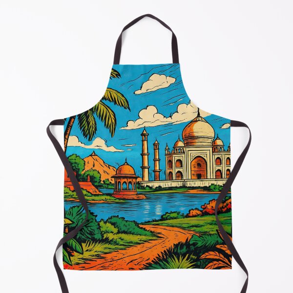 Item preview, India landscape | Comics stylCartoone - designed and sold by ComicsFactory.