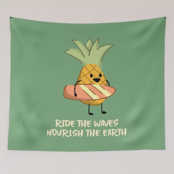 Item preview, Ride the Waves, Nourish the Earth Graphic designed and sold by Bold & Brewed.