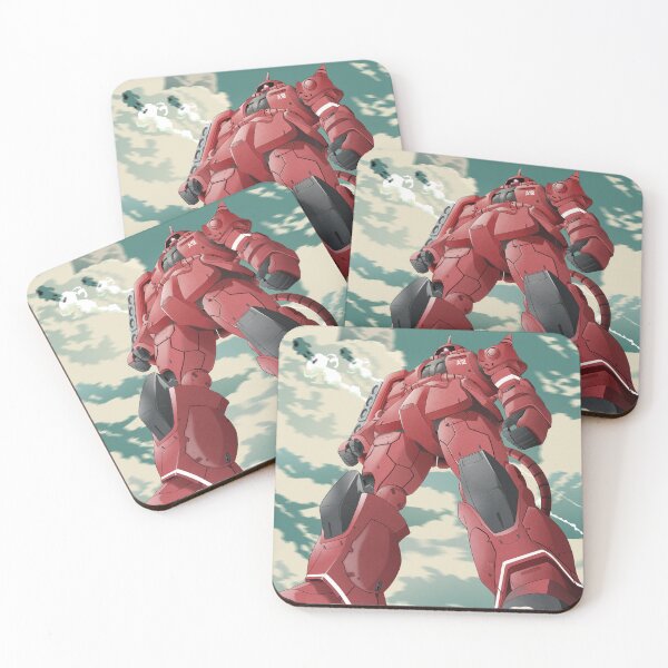 Item preview, Red Combat Mecha Anime Illustration designed and sold by Prederico.