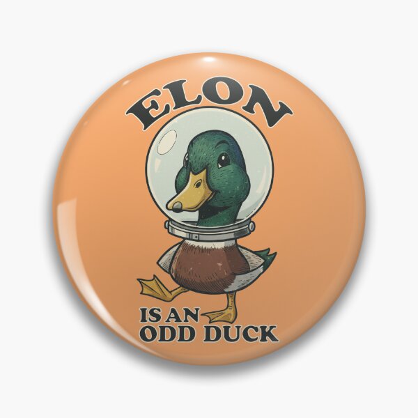 Item preview, Elon Is an Odd Duck – Space Cadet Mallard designed and sold by 3MillsDesign.