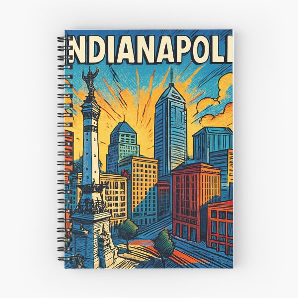 Item preview, Indianapolis, city  | Comics stylCartoone -  designed and sold by ComicsFactory.