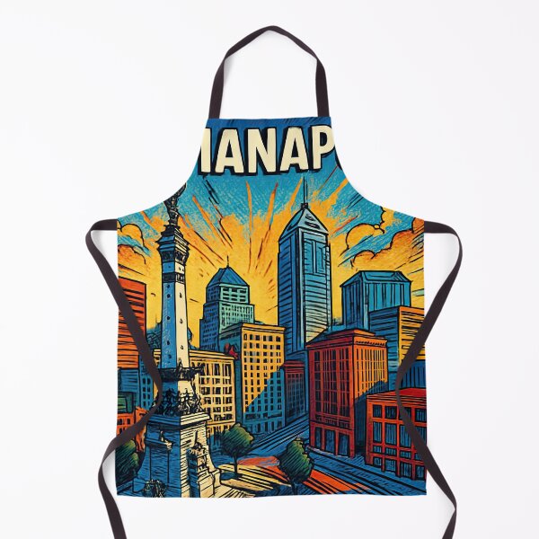 Item preview, Indianapolis, city | Comics stylCartoone - designed and sold by ComicsFactory.