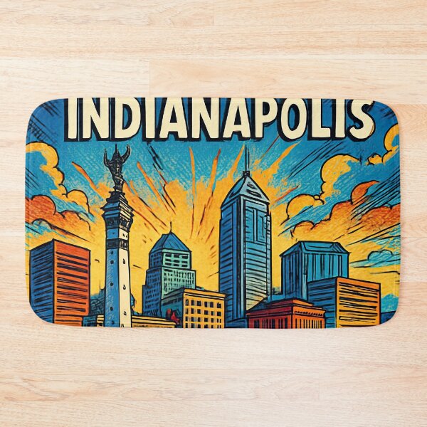 Item preview, Indianapolis, city  | Comics stylCartoone -  designed and sold by ComicsFactory.