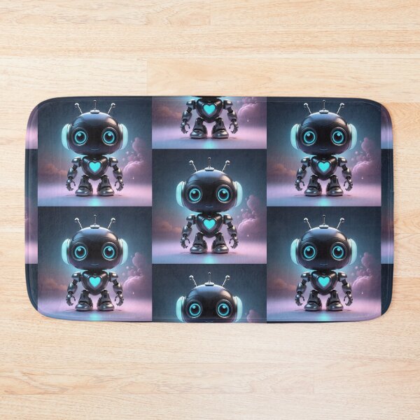 Item preview, Neon Pulse Robot Pal designed and sold by Dreamy Armine Art.