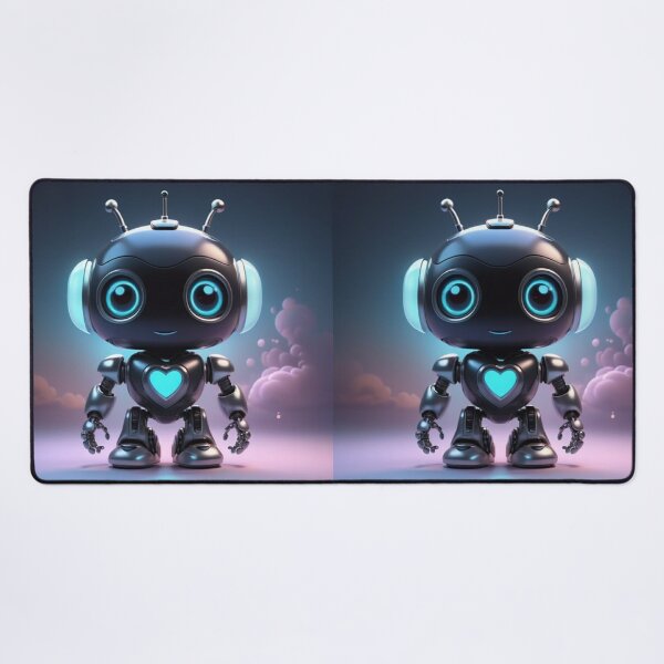 Item preview, Neon Pulse Robot Pal designed and sold by Dreamy Armine Art.