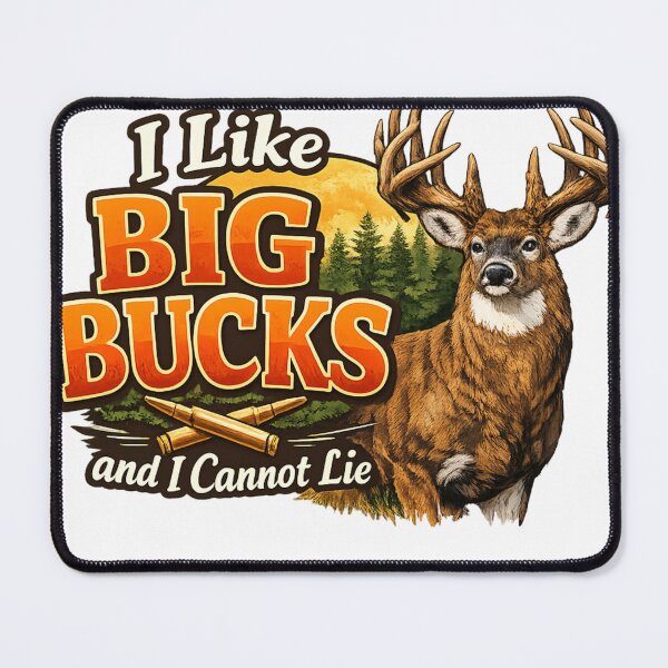 Item preview, I Like Big Bucks Funny Deer Hunting  designed and sold by ttuniques.