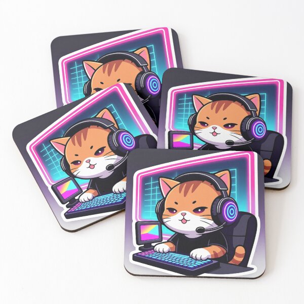 Item preview, Geek cat designed and sold by UrbanView.