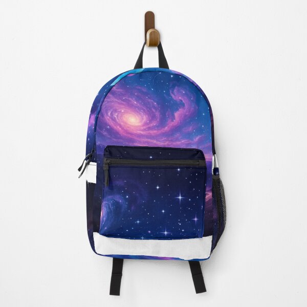Item preview, Purple Blue Galaxy Landscape, Cosmic Planets Dreamscape Sky designed and sold by CharmedVille.