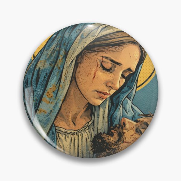Item preview, The Pieta - Mater Dolorosa (Mother of Sorrows) designed and sold by Catholicgemz.
