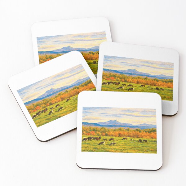 Item preview, Vermont's Camel's Hump with Cows designed and sold by Vermont Gifts and Art.
