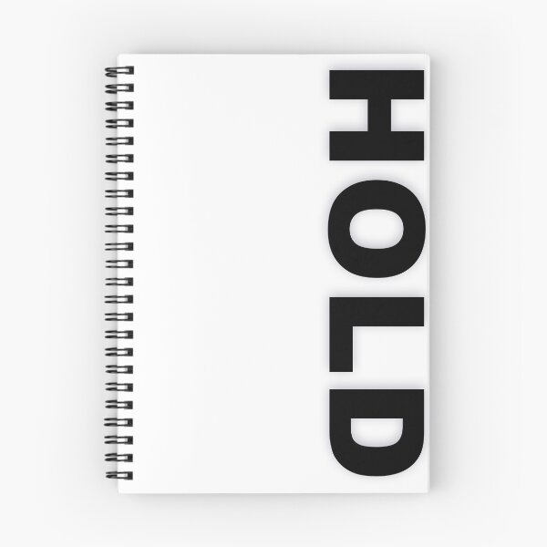 Item preview, HOLD — Black Minimal Bold Type Statement designed and sold by WORDPAUSE.