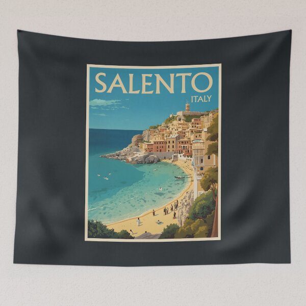 Item preview, A Vintage Travel Illustration of Salento - Italy  designed and sold by GoodOldVintage.