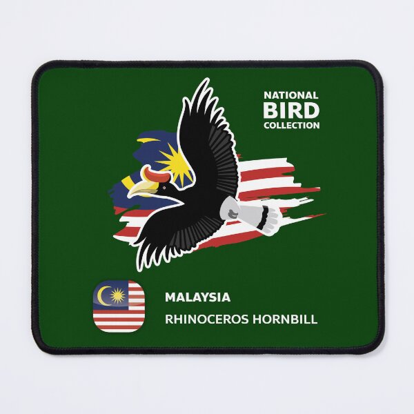 Item preview, National Bird Collection Malaysia Rhinoceros Hornbill designed and sold by SUPERHERON.
