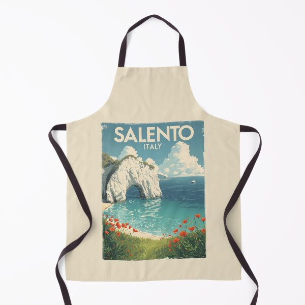 Item preview, A Vintage Travel Illustration of Salento - Italy designed and sold by GoodOldVintage.