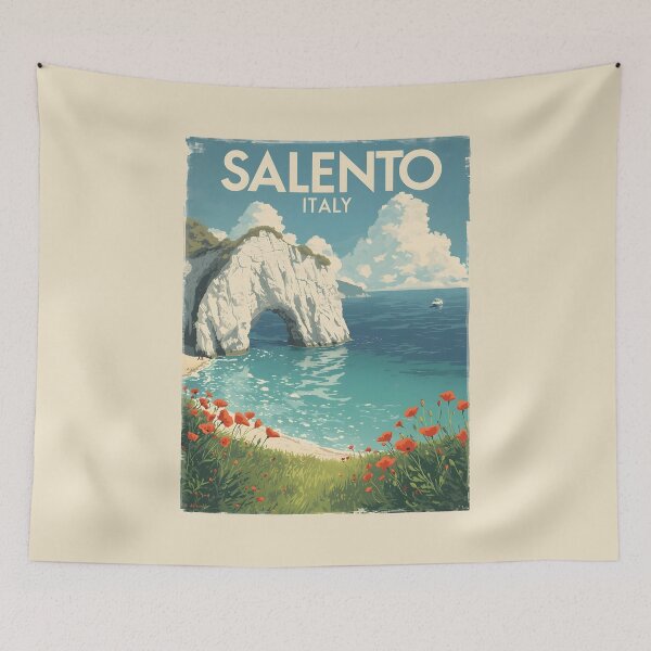 Item preview, A Vintage Travel Illustration of Salento - Italy  designed and sold by GoodOldVintage.