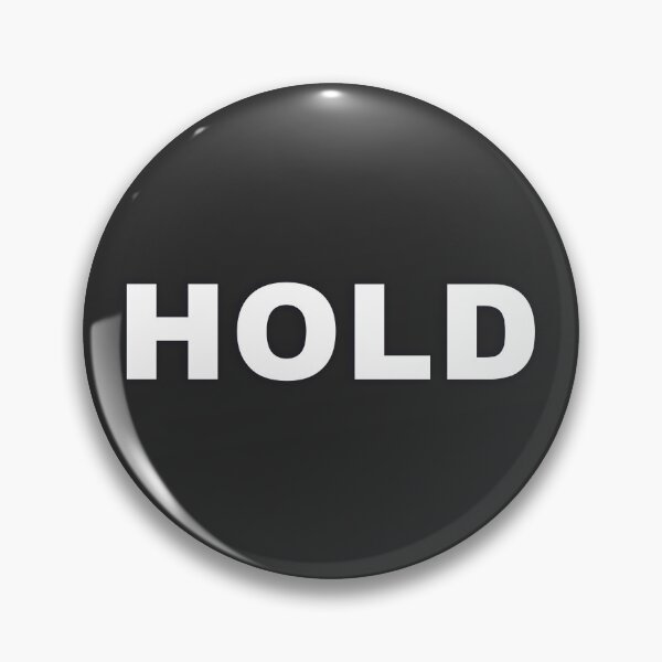 Item preview, HOLD — White Minimal Bold Type Statement designed and sold by WORDPAUSE.