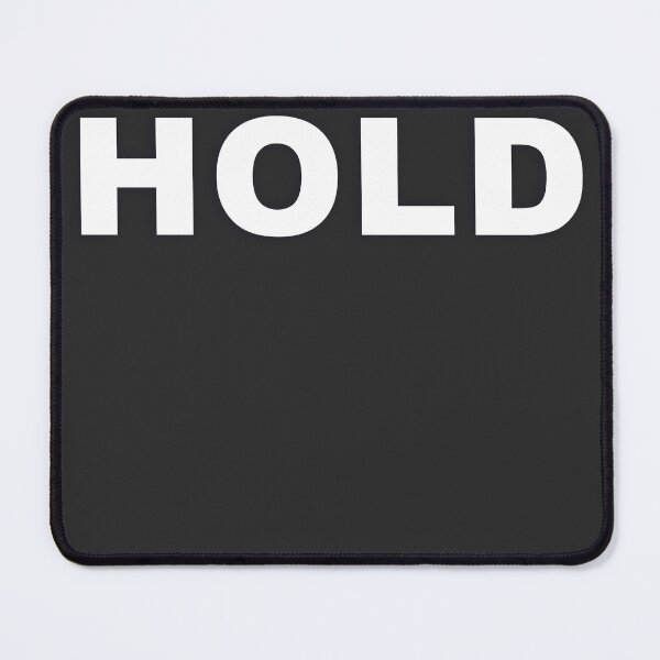 Item preview, HOLD — White Minimal Bold Type Statement designed and sold by WORDPAUSE.