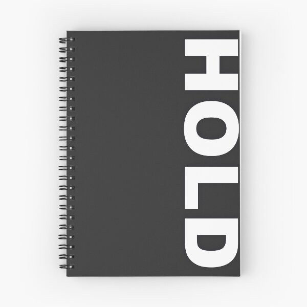 Item preview, HOLD — White Minimal Bold Type Statement designed and sold by WORDPAUSE.