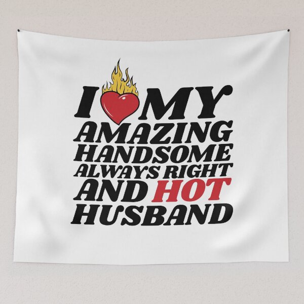 Item preview, I Love My Hot Husband designed and sold by MixedVibes Co..