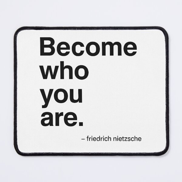 Item preview, Become Who You Are – Nietzsche Minimalist (Black Font) designed and sold by TshirtsLabs.