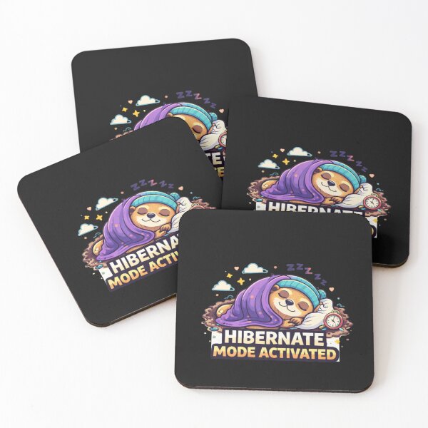Item preview, Hibernate Mode Activated – Cozy Groundhog Cartoon Design designed and sold by Mosogoloso.