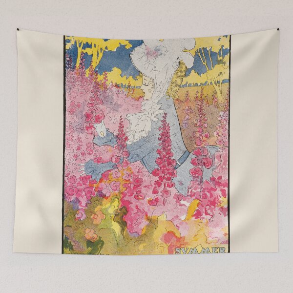 Item preview, Summer (1907) by Penryn Stanlaws designed and sold by Antiquated Art.