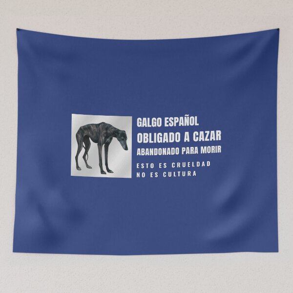 Item preview, Galgos Españoles: Vidas Abandonadas — Diseño de Concienciación designed and sold by Pawethic Prints Studio.