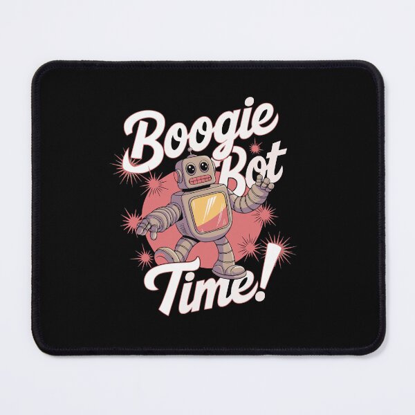 Item preview, Boogie Bot Time Retro Dancing Robot – Cute Vintage Sci-Fi Cartoon designed and sold by Mammu-Fashion.
