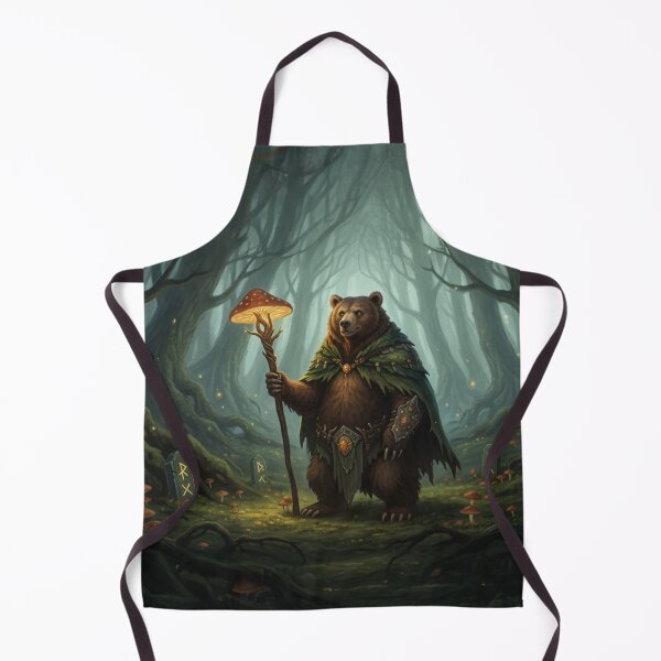 Item preview, Fantasy Bear Druid Forest Guardian Mystic Woodland designed and sold by CharmedVille.