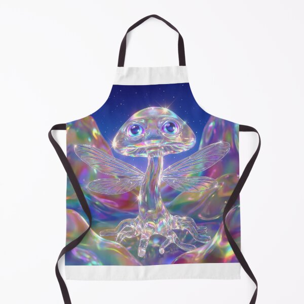 Item preview, Crystal Mushroom Fairy with Dragonfly Wings designed and sold by maboroshilab.