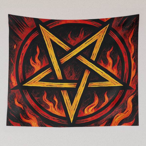 Item preview, Inverted pentagram | Comics stylCartoone -  designed and sold by ComicsFactory.