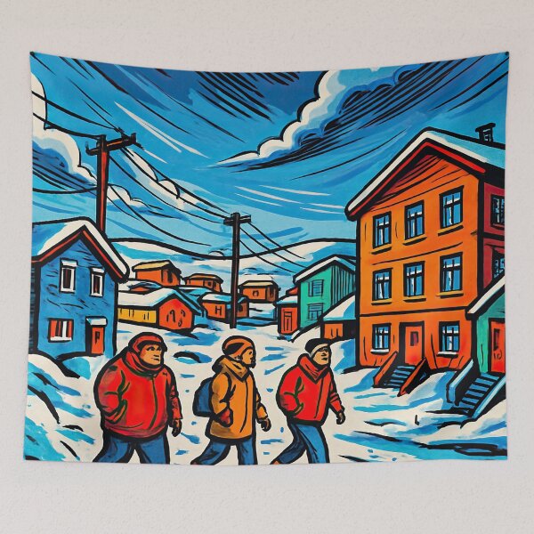 Item preview, Iqaluit, city | Comics stylCartoone -  designed and sold by ComicsFactory.