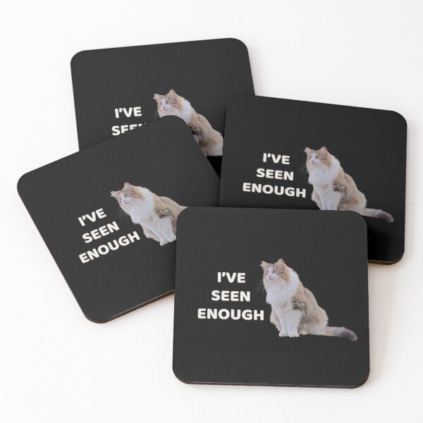 Item preview, I’ve Seen Enough Cat – Funny Judgemental Cat Meme designed and sold by MB-CatPrints.
